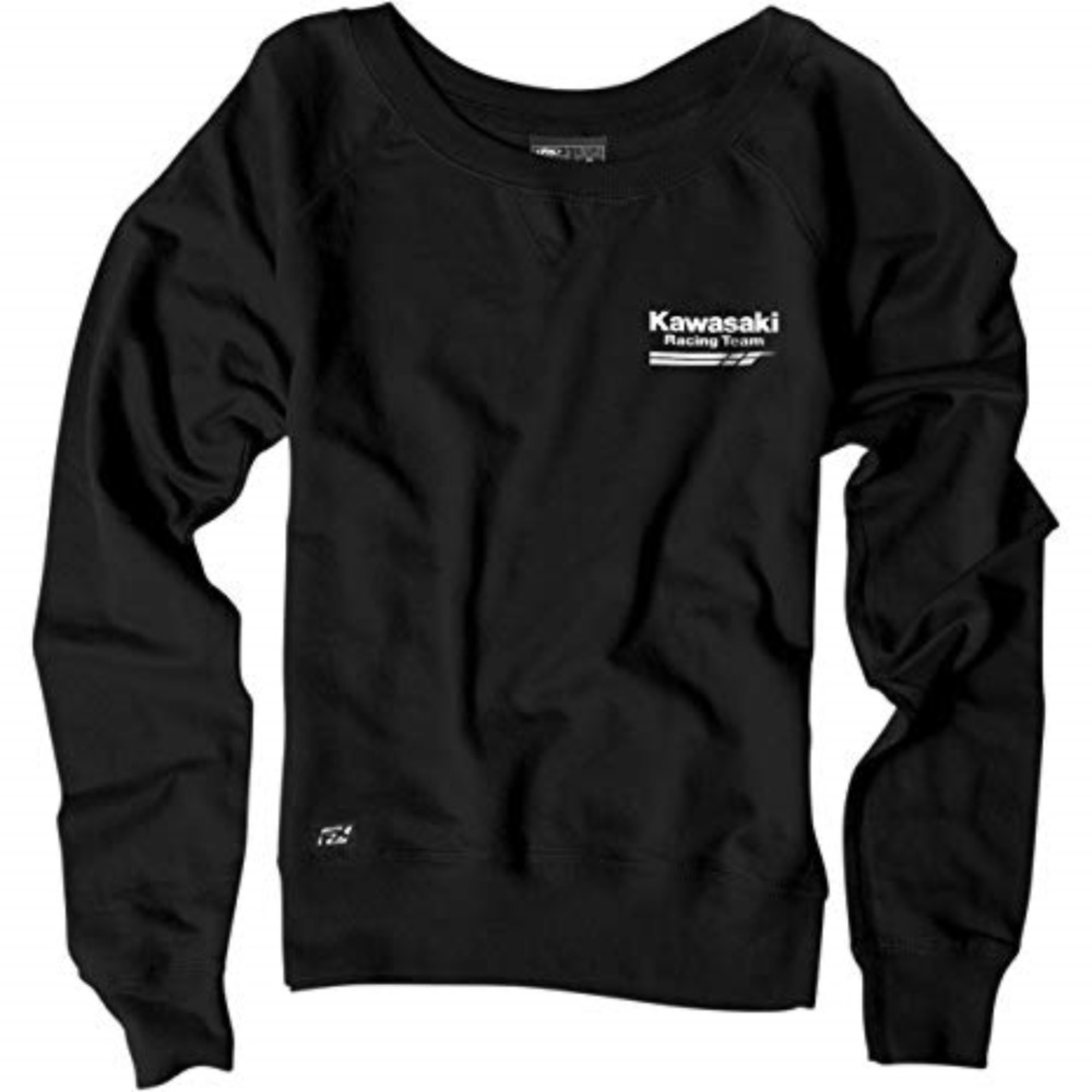 Kawasaki Women's Crew Sweatshirt Fan Race Apparel